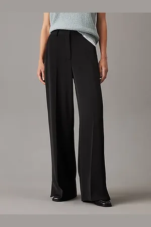 Calvin Klein Schmale Hose mit weitem Bein