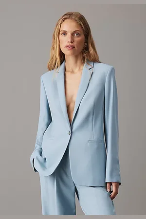 Calvin Klein Blazer aus Stretch-Wollgemisch