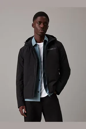 Calvin Klein Jacke aus technischem Gewebe mit Kapuze