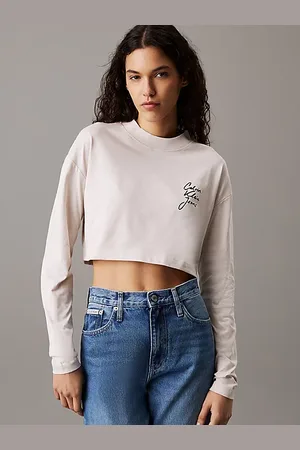 Calvin Klein Cropped Langarmshirt