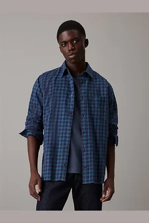 Calvin Klein Lässiges, kariertes Hemd aus Twill
