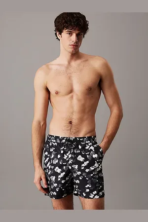 Calvin Klein Medium Badeshorts mit Tunnelzug – CK Refined