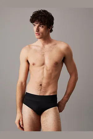 Calvin Klein Badeslip mit doppeltem Bund – CK Refined