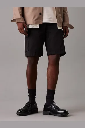 Calvin Klein Gerade geschnittene Cargoshorts aus Twill