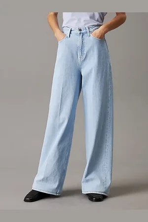 Calvin Klein High Rise Wide Leg Jeans