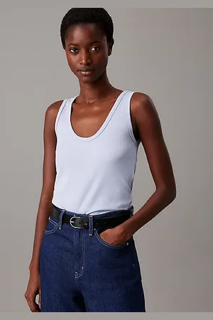 Calvin Klein Schmales Rippstrick-Tanktop
