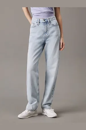 Calvin Klein High-Rise Straight Jeans