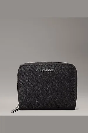 Calvin Klein Logo-RFID-Portemonnaie mit Rundum-Reißverschluss