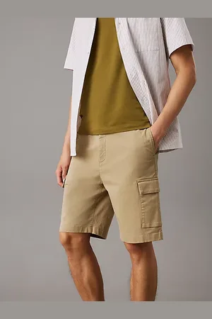 Calvin Klein Gerade geschnittene Cargoshorts aus Twill