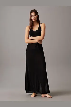 Calvin Klein Strandmaxikleid aus weichem Strick