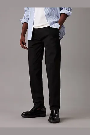 Calvin Klein Tapered Chino-Hose mit Bundfalten