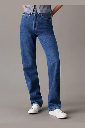Calvin Klein High-Rise Straight Jeans