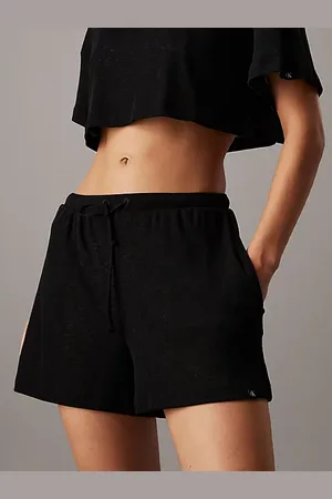 Calvin Klein Lässige Strandshorts aus geripptem Jersey