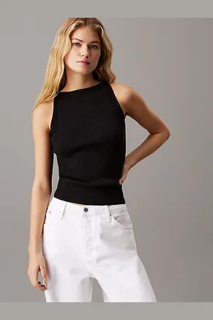 Calvin Klein Tanktop aus gerippter Baumwolle