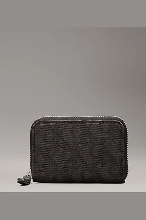 Calvin Klein Portemonnaie mit Rundum-Reißverschluss und Logo-Jacquardmuster
