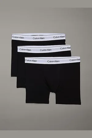 Calvin Klein 3er-Pack Boxershorts mit Abnäher und relaxter Passform - Icon Cotton Stretch