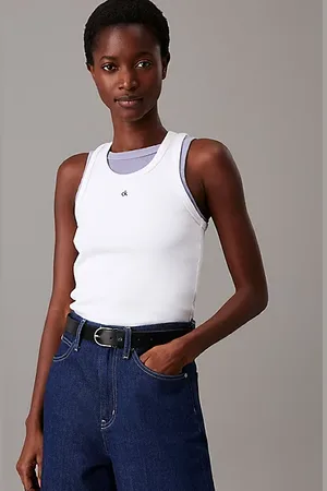Calvin Klein Schmales Rippstrick-Tanktop