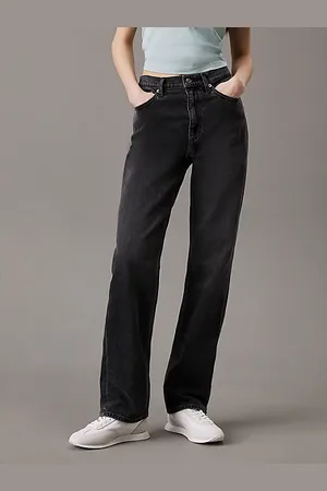 Calvin Klein High-Rise Straight Jeans