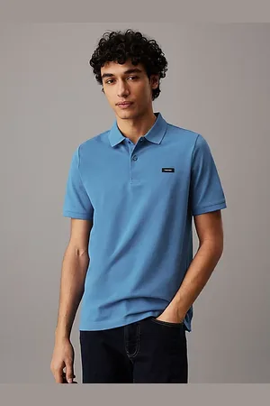 Calvin Klein Schmales Poloshirt aus Stretch-Piqué