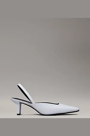 Calvin Klein Slingback-Mule-Pumps aus Leder