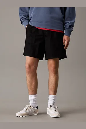 Calvin Klein Baumwoll-Leinen-Twill-Shorts
