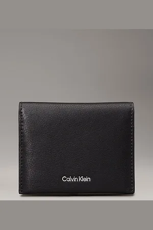 Calvin Klein Schmales RFID-Portemonnaie aus Leder