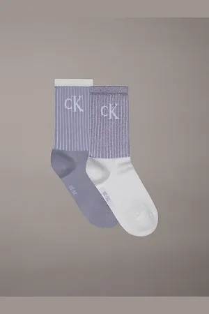 Calvin Klein 2er-Pack gestreifte Knöchelsocken