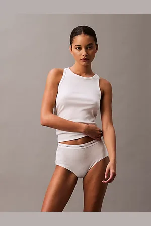 Calvin Klein Schmales, geripptes Lounge-Tanktop