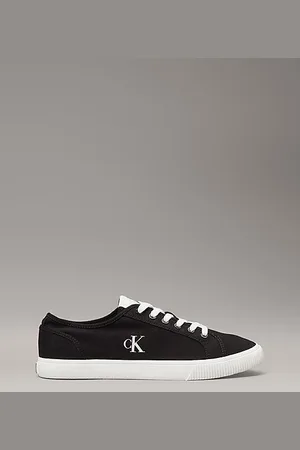 Calvin Klein Sneakers aus Canvas mit flachem Profil