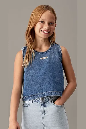 Calvin Klein Ärmelloses Denim-Top