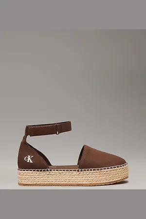 Calvin Klein Plateau-Espadrilles aus Canvas
