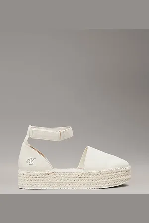 Calvin Klein Plateau-Espadrilles aus Canvas