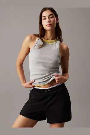 Calvin Klein Schmales, geripptes Lounge-Tanktop