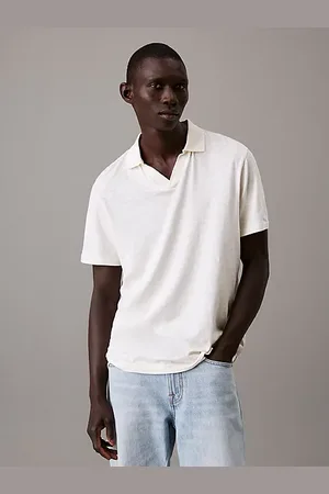 Calvin Klein Poloshirt mit kubanischem Kragen