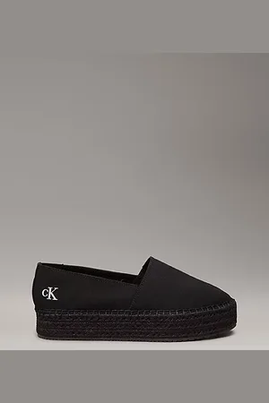 Calvin Klein Plateau-Espadrilles aus Canvas
