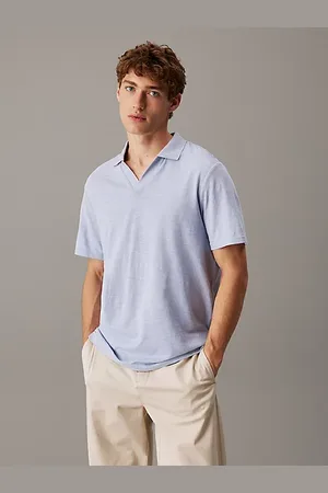 Calvin Klein Poloshirt mit kubanischem Kragen