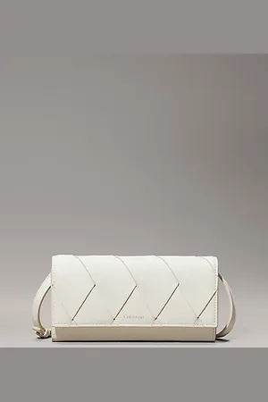 Calvin Klein Wandelbare, gewebte Portemonnaie-Tasche