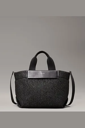 Calvin Klein Kleiner Shopper aus Bast