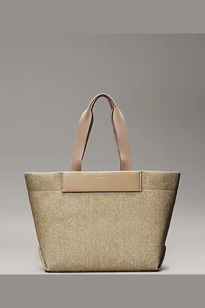 Calvin Klein Großer Shopper aus Bast