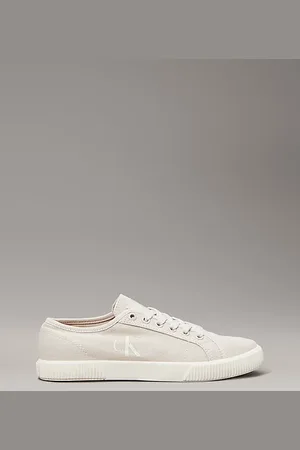 Calvin Klein Sneakers aus Canvas mit flachem Profil