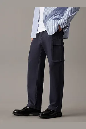 Calvin Klein Gerade Cargohose aus Baumwolle