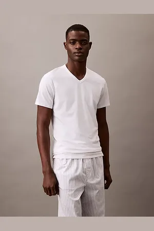 Calvin Klein 3er-Pack Lounge-T-Shirts mit V-Ausschnitt