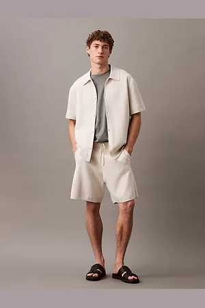 Calvin Klein Jacquard-Mesh-Jogging-Shorts