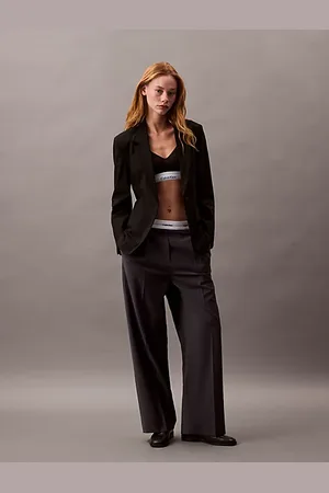 Calvin Klein Tropische Hose aus Wollgemisch