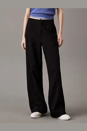 Calvin Klein Hose aus weichem Baumwoll-Leinen
