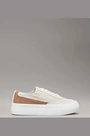Calvin Klein Plateau-Sneakers aus Canvas
