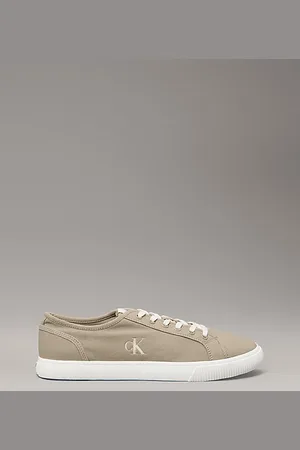 Calvin Klein Sneakers aus Canvas mit flachem Profil
