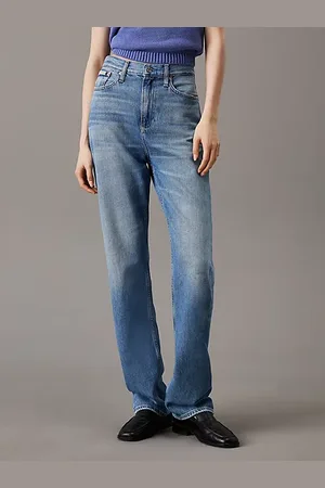 Calvin Klein High-Rise Straight Jeans