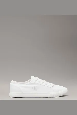 Calvin Klein Sneakers aus Canvas mit flachem Profil