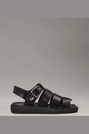 Calvin Klein Fischer-Sandalen aus Leder